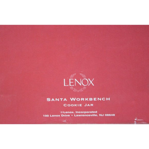 Cookie Jar - Santa's Workbench by Lenox - Picture 10 of 10